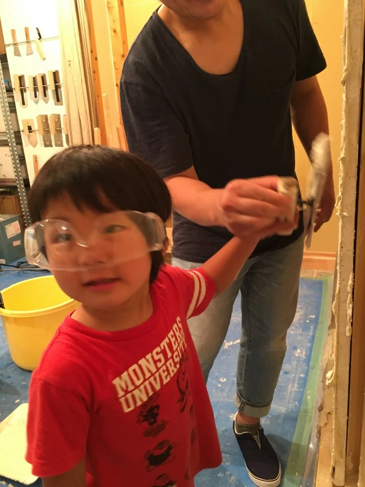 漆喰教室の掲載写真・図版